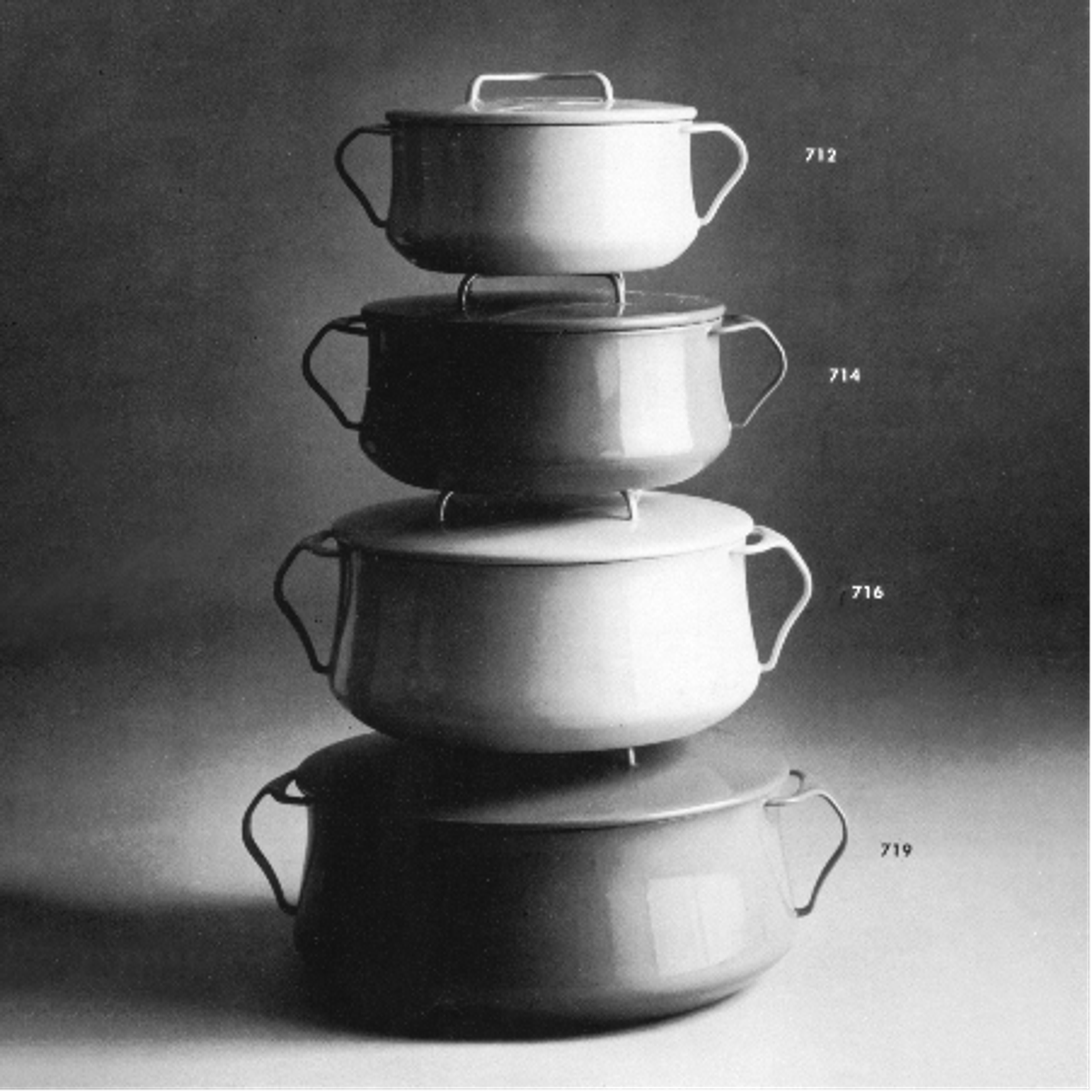 1956 Købenstyle enameled steel cookware